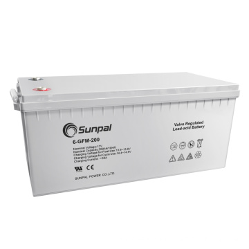 Sunpal 200AH 12V Batterie Dubai Solar 200AH AGM Batterien für den Heimgebrauch